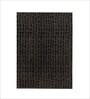 Brown Abstract Wool 4 ft x 6 ft Hand Tufted Carpet