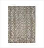 Brown Abstract Wool 5 ft x 7 ft Hand Tufted Carpet