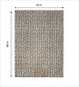 Brown Abstract Wool 5 ft x 7 ft Hand Tufted Carpet