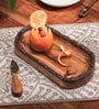 Brown Acacia Wood  Serving Tray