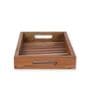 Brown Acacia Wood  Serving Tray