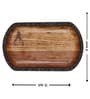 Brown Acacia Wood  Serving Tray