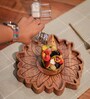 Brown Acacia Wood Appetizer Platter