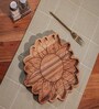 Brown Acacia Wood Appetizer Platter