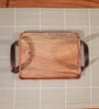 Brown Acacia Wood Serivng Tray