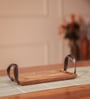 Brown Acacia Wood Serivng Tray