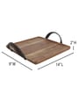 Brown Acacia Wood Serving Tray