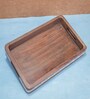 Brown Acacia Wood Serving Tray