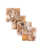 Brown Agate Square Coasters