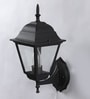 Kyra Black Metal Outdoor Wall Light