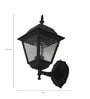 Kyra Black Metal Outdoor Wall Light