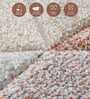 Brown and Beige Abstract Polypropylene 11 ft x 8 ft Machine Made Carpet
