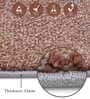 Brown and Beige Abstract Polypropylene 5 ft x 2 ft Machine Made Runner