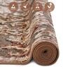 Brown and Beige Persian 4x6 Feet Machine Made Carpet
