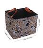 Brown and Black Cotton Foldable Cloth Organiser