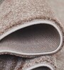 Brown and Brown Geometrical Polypropylene 5 ft x 2.5 ft Machine Made Runner