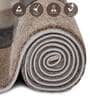 Brown and Brown Geometrical Polypropylene 6 ft x 4 ft Machine Made Carpet