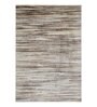 Brown and Cream Abstract 5x7 Feet Machine Made Carpet