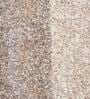 Brown and Cream Geometrical Polypropylene 7 ft x 5 ft Machine Made Carpet