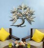 Brown And Gold Iron Etched Tree Metal Wall Art