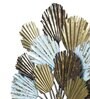 Brown And Gold Iron Palm Tree Metal Wall Art