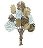 Brown And Gold Iron Palm Tree Metal Wall Art