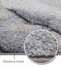 Brown and Grey Abstract Polypropylene 5 ft x 2.5 ft Machine Made Runner