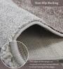 Brown and Grey Abstract Polypropylene 5 ft x 2.5 ft Machine Made Runner