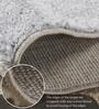 Brown and Grey Abstract Polypropylene 5 ft x 2.5 ft Machine Made Runner