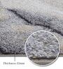 Brown and Grey Abstract Polypropylene 5 ft x 2 ft Machine Made Runner