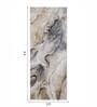 Brown and Grey Abstract Polypropylene 5 ft x 2 ft Machine Made Runner