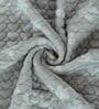 Brown and Grey Polyester Solid 200 GSM Double Bed Comforter