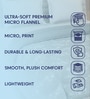 Brown and Grey Polyester Solid 200 GSM Double Bed Comforter