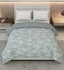 Brown and Grey Polyester Solid 200 GSM Double Bed Comforter