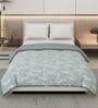 Brown and Grey Polyester Solid 200 GSM Double Bed Comforter