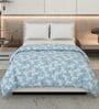 Brown and White 100% COTTON Solid 150 GSM King Bed Comforter