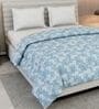 Brown and White 100% COTTON Solid 150 GSM King Bed Comforter