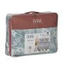 Brown and White 100% COTTON Solid 150 GSM King Bed Comforter