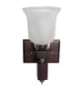 Troika White Wood Wall Sconces