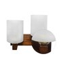Daffodil Brown Wood Wall Sconces