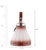 Brown and White Wood Wall Light