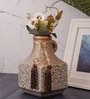 Brown Antique Vintage Rustic Charm Ceramic Amphora Shaped Vase