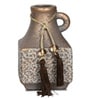 Brown Antique Vintage Rustic Charm Ceramic Amphora Shaped Vase