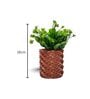 Green Artificial Plants with Brown Pot