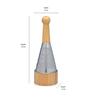 Brown Bamboo & Stainless Steel 1 Pc Grater