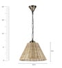 Brown Bamboo Single Hanging Lights