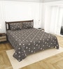 Brown Bedsheet 220 Tc Cotton King Bedsheet With 2 Pillow Covers