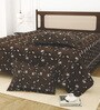 Brown Bedsheet 220 Tc Cotton King Bedsheet With 2 Pillow Covers