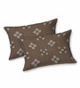 Brown Bedsheet 220 Tc Cotton King Bedsheet With 2 Pillow Covers