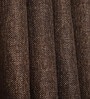 Brown Solid Jute 9 Ft Light Filtering Eyelet Door Curtain